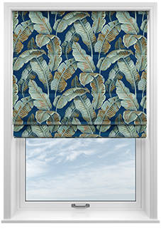 Nicobar, Blue Lagoon - Twist&Fit Roman Blind